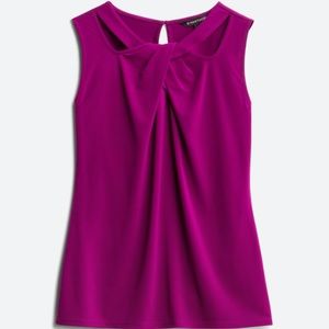 Pink sleeveless knit blouse Size XL